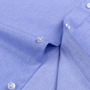 Vertikālās Svītrās Krekli Vīriešiem Gadījuma garām Piedurknēm Soild Vīriešu tērpu Kreklu 2020 