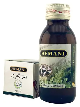 Veselības aprūpes, uztura bagātinātāji BAA Usmas naftas Hemani Taramira Naftas arugulas matu augšanu, uzacīm, bārdu, skropstu 60 ml