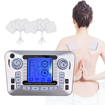 Veselīga Aprūpes Pilnu Ķermeņa Desmitiem Akupunktūras Elektriskā Terapija Massager Meridian Fizioterapija Massager Aparāti Massager 10 Spilventiņi