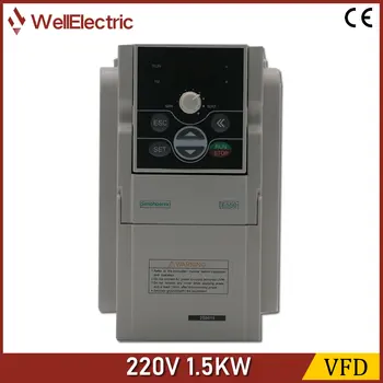 VFD Inverter Mini 0.75 KW/1.5 KW/2.2 KW/3.0 KW/4.0 KW 220V, Mehānisko Ātruma Kontroles Frekvenču Invertoru