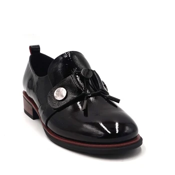VGAISS MUDO 2020New Zīmolu Sieviešu Sūkņi, kurpes, lakādas Melnā Zemiem papēžiem Rūpnīcas Pārdošanu ar rokām Darinātas Kurpes Sieviešu ikdienas apavi D171