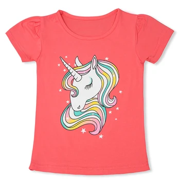 VIDMID Princese Drukāt Meiteņu T-krekls Meitene Top Karikatūra Gadījuma Meitene T-Krekli Bērniem, Apaļu Kakla Īsām piedurknēm t-veida topi 4238 01