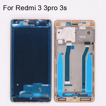 Vidū Faceplate Rāmis Xiaomi Redmi 3 3s 3 Pro Vidū Plāksne LCD balsta Rāmis Bezel Mājokļu Nomaiņa, Remonts, Rezerves Daļas