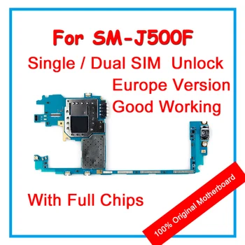 Vienu Dual SIM Sākotnējā Mātesplati Par Samsung Galaxy J5 J500F Mainboard Ar Pilnu Mikroshēmas Android OS Loģika valde