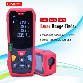 VIENĪBAS 40M 50m 60m Laser Rangefinder Digitālo Lāzera Attāluma Mērītājs, bateriju darbināms laser range finder lentes attālums measurer