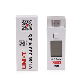 VIENĪBAS UT658 UT658B USB Testeri Voltmetrs Ammeter Ciparu LCD Sprieguma Monitora Strāvas Mērītāja Jaudas Testeri 9V 3A LCD Pretgaismas MUMS