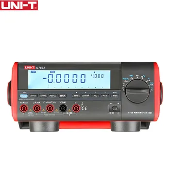 VIENĪBAS UT804 LCD Displejs Stendā Veida Digitālo Multimetru Volt Amp Ohm Kapacitāte Hz 39999 Skaits Testeri Augsta Precizitāte