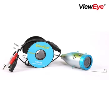 ViewEye Viena Zemūdens Zvejas Fotokameru Piederumi 7 collu Fish Finder 12 LED IS Infrasarkanās Lampas Vai Spilgti Balts LED