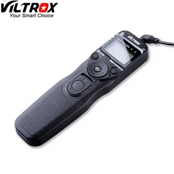 Viltrox MC-C3 LCD Timer Remote Slēdža Vadības Kabeļa Vads priekš Canon 7D ar II 6D ar II 5D Mark IV 5DIII 50D 40D 30D 20D 10D 1D
