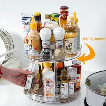 Vinilplašu Spice Rack Praktiska Plastmasas Kaste Tējas Saldinātāji, Un Vairāk Vinilplašu Uzglabāšanas Bin Virtuves Skapī, Uzglabāšanas Paliktnis