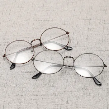 Vintage Apaļas Brilles Rāmis Vīriešu, Sieviešu Retro Optiskās Brilles Apli, Briļļu Rāmji Sveķu Lēcas Zīmola Dizainere