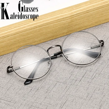 Vintage Apaļas Brilles Rāmis Vīriešu, Sieviešu Retro Optiskās Brilles Apli, Briļļu Rāmji Sveķu Lēcas Zīmola Dizainere