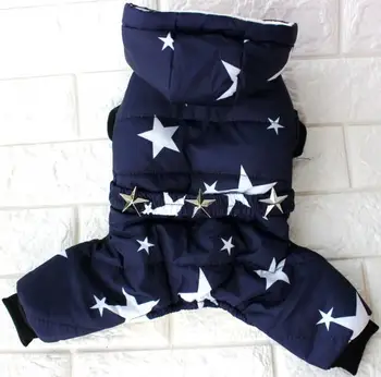 Visas Zvaigznes Ziemas Siltā Suņu Apģērbi ūdensnecaurlaidīgi pet mētelis, jaka Chihuahua Jorkšīras apģērbu suņiem