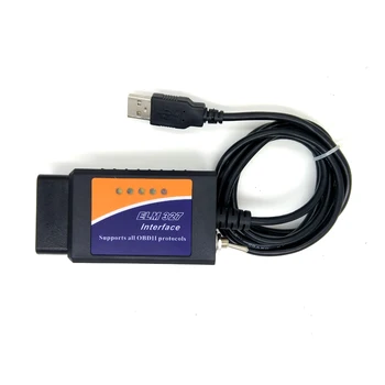 Vislabākā Kvalitāte ELM327 USB V1.5 ar Slēdzi modificētu Ford ELMconfig Forscan CH340+25K80 čipu HS-VAR / MS-VAR Kodu Lasītājs