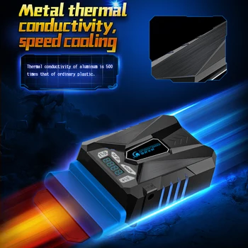 Vispārējo Veiktspēju, Velkmes Tipa Pārnēsājamas USB Klēpjdatoru Notebook cooler Fan Turbo Radiators Ultra Silent Dzesēšanas Ventilators