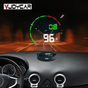 Vjoycar V501 Auto Head Up Displejs Vējstikla Projektoru OBD2 HUD Platums APGR. / min Radara Ātruma Ierobežojums Signalizācijas Ūdens Temperatūras, Sprieguma DTC