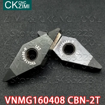 VNMG160408 CBN 2T dimanta asmens Augstas cietības 2 leņķa kubisko bora nitrīdu CNC Ārējās virpošanas instrumenti turētājs virpu VNMG tērauda