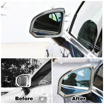 Volvo XC40 2019 2020 2021 Chrome Atpakaļskata Spogulis Aizsargs Shell Miglas lukturi Rāmis Eļļa Degvielas Tvertnes Vāciņš Vāks Logu Tīrītājs Apdare