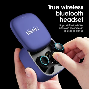 Vothoon TWS Bezvadu Bluetooth Austiņas 5.0 Auss Taisnība Bezvadu Earbuds Mini Austiņas Samsung iPhone Xiaomi