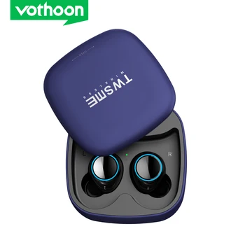 Vothoon TWS Bezvadu Bluetooth Austiņas 5.0 Auss Taisnība Bezvadu Earbuds Mini Austiņas Samsung iPhone Xiaomi