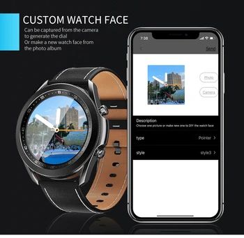 Vwar Watch3 Rotējošas Bezel Smart Skatīties Bluetooth Zvanu Vīrieši Sievietes Ūdensizturīgs Smartwatch Fitnesa Rokassprādze Android Apple Samsung