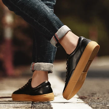 Vīrietis vīriešu modes gadījuma karstā sporta ādas casuales pavasara informales Sneaker pārdošanas hombre sapatos jaunu Vīriešu apavu zapatillas