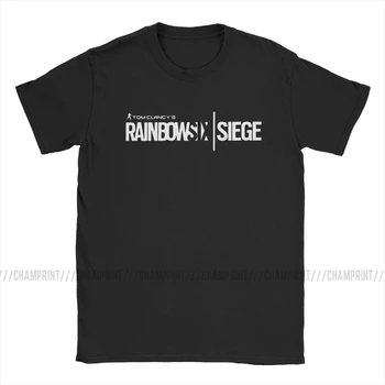 Vīrieši Rainbow Six T Krekli Aplenkuma Spēle Tom Clancy ' Kokvilnas Apģērbu Ikdienas Īsās Piedurknes O Kakla Tee Krekls Vasaras T-Krekli