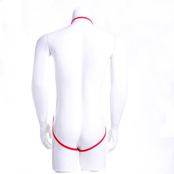 Vīrieši Sexy Strappy Siksnas Bodysuit Mankini Siksnu Apakšveļu G-String Sarkana Apakšveļa Vīriešiem Eeotic Apģērbi