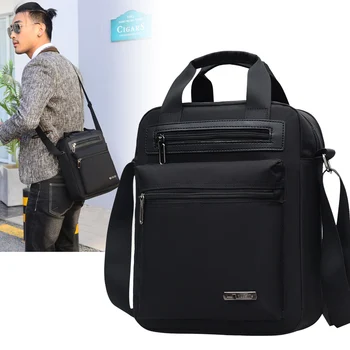 Vīriešiem Gadījuma Messenger Bag Satchels Modes Somas Rāvējslēdzējs Pleca Somas Augstas Kvalitātes Travel Business Vīriešu Crossbody Soma XA195ZC