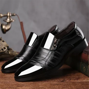 Vīriešiem kāzu kurpes ādas oficiālas uzņēmējdarbības norādīja toe cilvēkam kleitu kurpes vīriešu oxford dzīvokļi zapatos hombre vestir kurpes itālijas