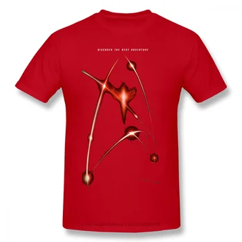 Vīriešu Apģērbs Star Trek Zinātnes FictionTV Sērijas Homme T-Krekls Atklāšanas Sezona 2 Premier Plakātu Streetwear Īsām Piedurknēm