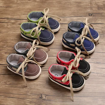 Vīriešu baby krāsu saskaņošanas audekla kurpes, pavasarī un rudenī