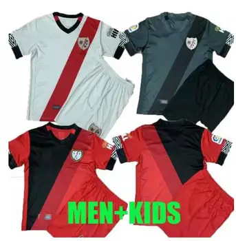 Vīriešu+bērnu Rayo Vallecano soccer jersey 20 21 camisetas de fútbol Žozē Pozo Bebé Antoñín alvaro 2020 2021 Komplekti Futbola krekls