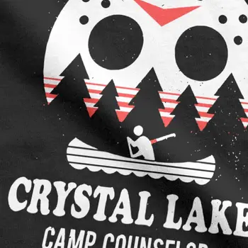 Vīriešu Crystal Lake Nometnē Padomniece T Kreklu 13 piektdiena Jason Šausmu 13. 100 Premium Kokvilnas sporta Krekls Camiseta Bezmaksas Piegāde