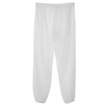 Vīriešu daļēji caurspīdīgu bikses ilgi zaudēt pludmales bikses ar aukliņu un kabatas vasaras atpūtas sporta bikses beachwear M-XXL