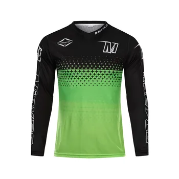 Vīriešu garām Piedurknēm Lejup Jersey Velosipēdu T-Krekls Kalnu Velosipēds Apģērbu Ātri Sausas MTB DH Off Road Bike apģērbu dizains custom