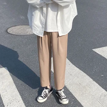 Vīriešu Joggers Stulpiņi Bikses Man Melns Ērti Elsas Vasaras Gadījuma Streetwear Vaļēju Bikšu Japāņu Moderns Treniņbikses