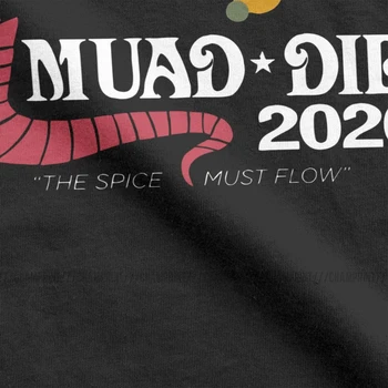 Vīriešu Kāpu Muad'Dib 2020. Gadam, T Krekli Frank Herbert Arrakis Sandworm zinātniskās Fantastikas Apģērbu Awesome Tees Jaunas Ielidošanas T-Krekls