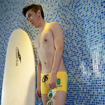 Vīriešu peldēšanas sporta pludmales šorti Ātri žāvēšanas uzvalks peldēt stumbrus 2017 jaunu un seksīgu vīriešu peldkostīms ūdens bikses