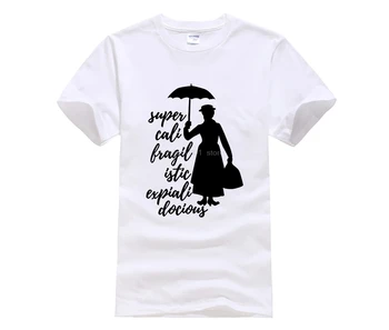 Vīriešu T krekls Karikatūra Jautri Mary Poppins Praktiski Ideāls Kādreiz Katru Veids, Populārs vīriešu gadījuma modes T krekls