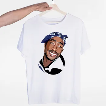 Vīriešu Tupac Hip Hop Laupījums Streetwear T-krekls O-veida Kakla Īsām Piedurknēm Vasaras Gadījuma Modes Unisex Vīriešu un Sieviešu Tshirt