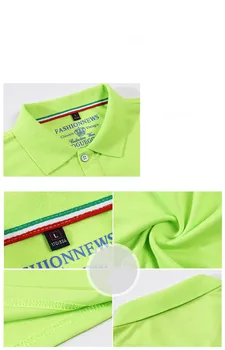 Vīriešu Vasaras Klasisks Polo Krekls Cietā Īsām Piedurknēm Tee Kreklu Elpojošs Camisa Masculina Polo Hombre Svīteri Golftennis XS-4XL
