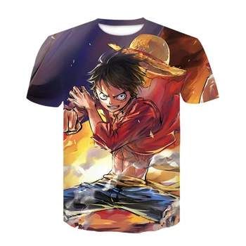 Vīriešu īsām piedurknēm drukāts naruto cosplay T-krekls vasaras modes harajuku top 