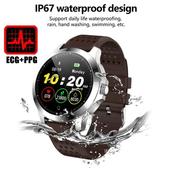 W8 EKG + PPG Smart Skatīties asinsspiediens, Sirds ritma Monitors Band IP67 waterproof Sports Fitness tracker Smart Aproce
