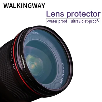 Walkingway UV Filter 52mm 77mm Kameras Filtru, Ultra-Violet Aizsargs Objektīva Filtra 49 55 58 62 67 72 82 Filtrs Canon Sony Nikon