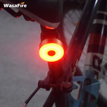 Wasafire Velosipēds Aizmugures Gaismas Taillight USB Lādējamu Bike Light Mini LED Lampiņu Drošības Brīdinājuma Gaismas Velosipēdu Gaismas