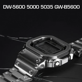 Watchband un Bezel Par DW5600 GWM5610 GW5000 Metāla, Nerūsējošā Tērauda Watchband Gadījumā Rāmis Aproce Piederumu Remonta Rīku