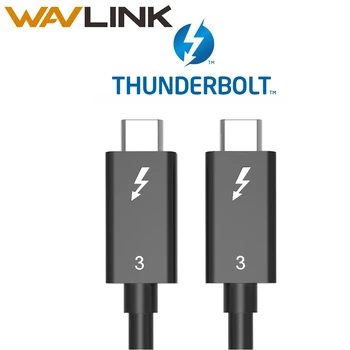 Wavlink Thunderbolt 3 USB C Adaptera Kabeli C Tipa USB 3.0 Tipa C Adapteris Samsung, Viens Plus MacBook Pro S9/S8 USB-C Ierīcēm