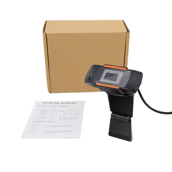 Webcam DATORU, Mini USB 2.0, Web Kamera Ar Mikrofonu, USB Datora Kameru Tiešraidi Webcam 1080P/720P/480P