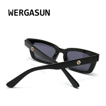 WERGASUN Luksusa Laukumā Saulesbrilles Vīriešiem Zīmolu, Dizaineru, Vintage, Saulesbrilles, Saules Brilles Sievietēm Augstas Kvalitātes Brilles